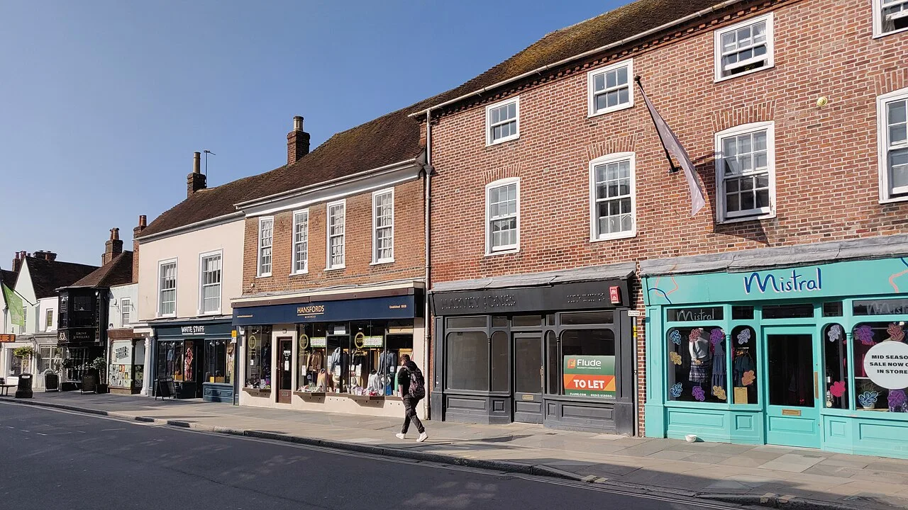 Shops on South Street, Chichester